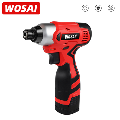 WOSAI 16V Cordless Electric screwdriver impact driver cordless drill Household Multifunction Hit Electric Drill Tools ► Photo 1/6
