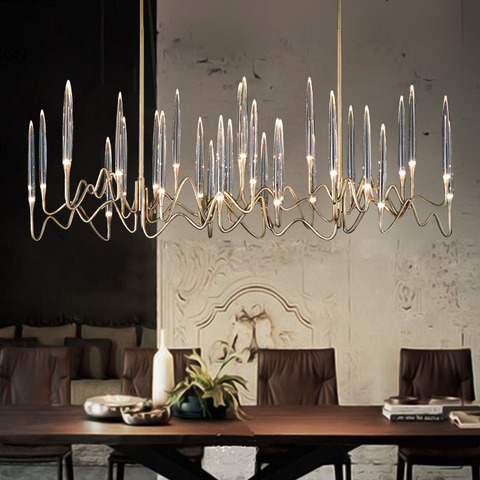 Light Luxury Crystal, Dining Table Lamp Design