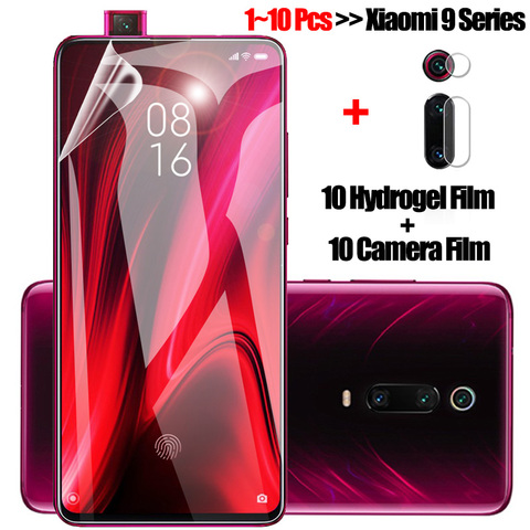 1-10 pcs, hydrogel film for mi 9t pro xaomi 9 se soft glass mi9t pro xiaomi mi 9 lite screen protector mi 9lite xiaomi 9 t pro ► Photo 1/6