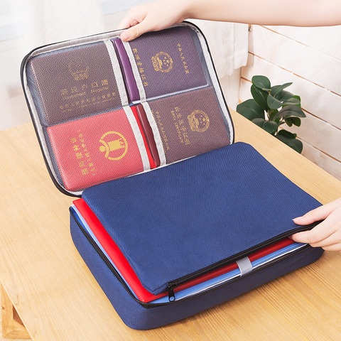 Large Capacity Waterproof Document Bags Multifunctional Home Travel Organizer Holder School Office Business File Folder Supply ► Photo 1/6