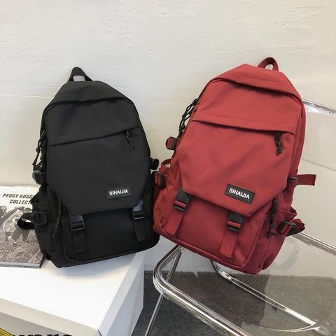 Nylon Backpack New Trend Female Backpack Summer Fashion Women Backpack Girls Schoolbags Solid Color Shoulder Bags Women ► Photo 1/6