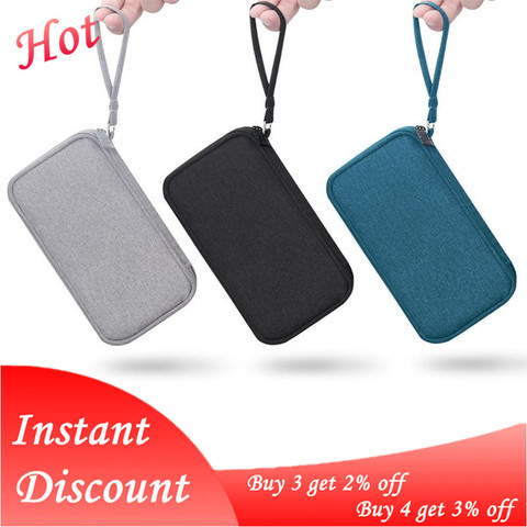 Travel Portable Durable Polyester Power Bank Pouch Storage Bag Protective Carrying Case Pack for Earphone Cell Phones Data Cable ► Photo 1/6