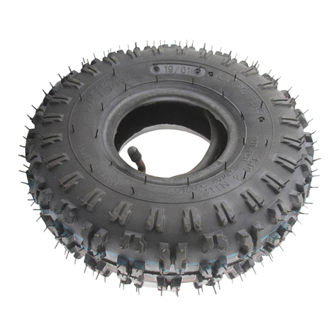 4.10-4 410-4 4.10/3.50-4 Tyre Tire + Inner Tube Replacement for Garden Rototiller Snow Blower Go Cart Kid Utility Carts ATV ► Photo 1/6
