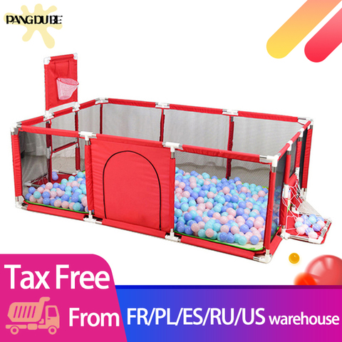 PANGDUBE Baby Playpen Kids Playground for Babies Fence for Children Ball Pit Pool Baby Playground Baby Safety Fence ► Photo 1/6