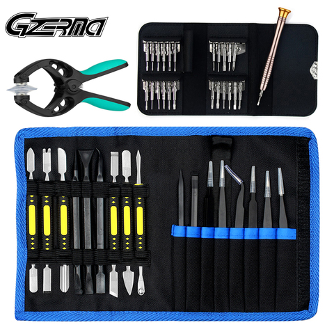 43 in 1 Pry Opening LCD Screen Cell Phone Repair Tools Kit For iPhone SE 11 X For Huawei Honor 9x Repair Screwdriver Set 25pcs ► Photo 1/6