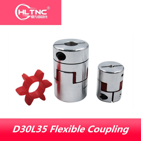 1PCS10*14mm  5/6/6.35/ 8/9.5/10/12/12.7/14/15/16mm Flexible Plum Shaft Coupling CNC Stepper Motor Coupler D30L35 ► Photo 1/2