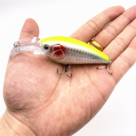 1PCS Classic Minnow Fishing Lure Hard Artificial Bait Bionic 3D Eyes 107mm 21g Fishing Wobblers Crankbait Plastic Fish Tackle ► Photo 1/6