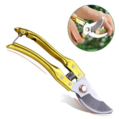 Professional SK5 Alloy Steel Pruning Shears Sharp Garden Clippers Portable Hand Pruners Tree Trimmers Gardening Tool ► Photo 1/6