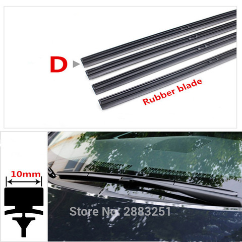 Free shipping Car Wiper Blade Insert Rubber strip (Refill) for NISSAN qashqai j11 juke Serena tiida teana Almera accessories ► Photo 1/6