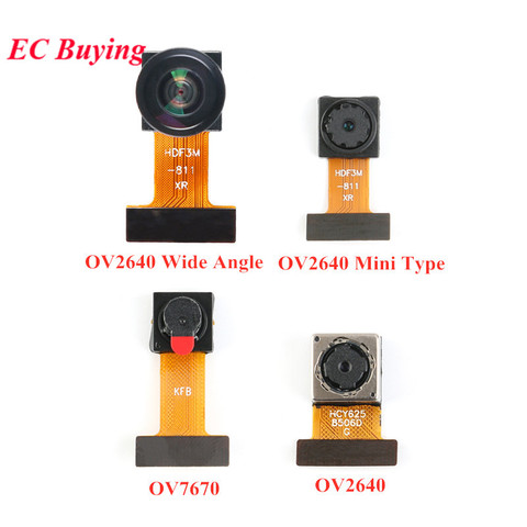 Mini OV7670 OV2640 OV5640-AF Camera Module CMOS Image Sensor Module 2 Million 500W Pixel Wide Angle Camera Monitor Identificatio ► Photo 1/6