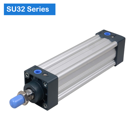SU32  Series Bore 32 stroke 25-1000 Air Cylinders Double Acting Single Rod  pneumatic cylinder price SU series cylinder SU32X100 ► Photo 1/3