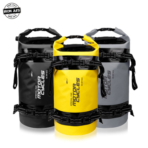 IRON JIA'S Motorcycle Back Seat Bag Waterproof Rainproof Large Capacity Backpack Moto Riding Knapsack Motorbike Cycling Rucksack ► Photo 1/6