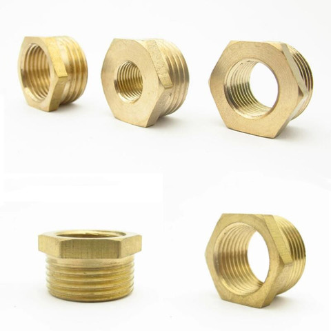 M10 M14 M20 Metric Male To Female Thread Brass Bushing Reducer Pipe Fitting Coupler Connector ► Photo 1/1