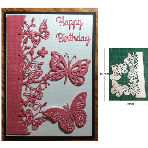 Metal Cutting Dies butterfly  lace frame dies Scrapbooking  Embossing die cuts Craft Paper Knife mould blade punch stencils dies ► Photo 1/4