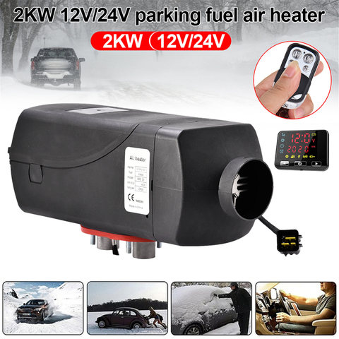 0.4L Low Noise Ignition Copper Heater 2KW 12V/24V Diesel Parking Heater Eberspacher For Trucks Motorhome RV With Lcd Remote ► Photo 1/6