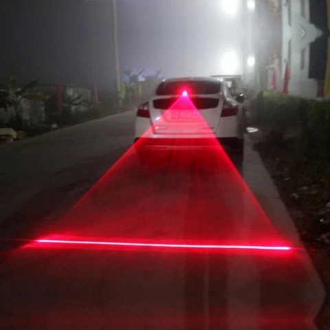 Car Auto LED Laser Fog Light Vehicle Anti-Collision Taillight Brake Warning Lamp ► Photo 1/5