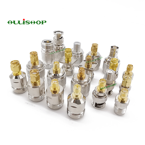 1Pcs RP SMA Adapter Connector SMA to N SMA to BNC SMA to TNC Plug Jack RF Coaxial connectors male female M/F conector ► Photo 1/6