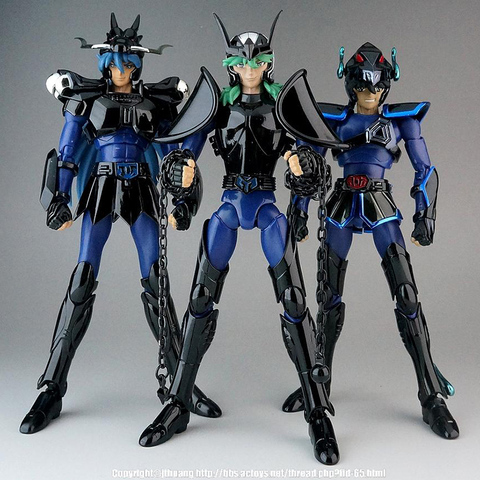 CS Model Speeding Black Bronze Saint Seiya Shun Shiryu V1 Pegasus/Dragon/Andromeda/ Cygnus Metal Armor Myth Cloth Action Figure ► Photo 1/6