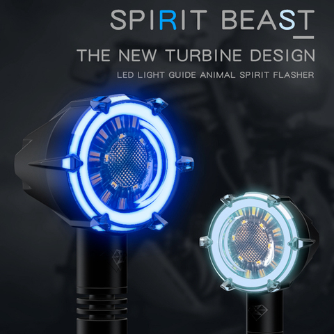 Spirit Beast-L11 Universal Motorcycle Turn Signal LED day-time&night-time running light Motorbike Front/Rear direction indicator ► Photo 1/6