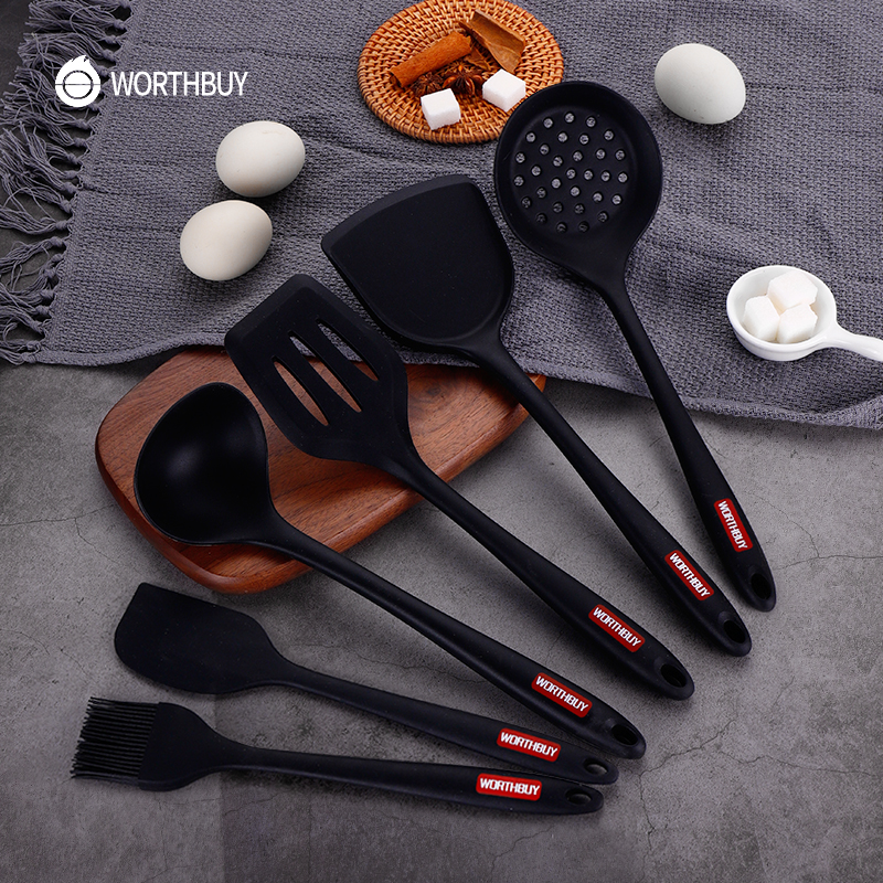 Silicon and Stainless Steel 37Piece Nylon Non-stick Spatula Set