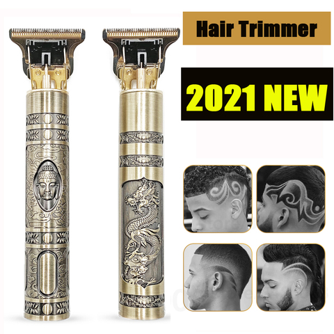 Men Cordless Hair Clipper Barber Professional Buddha Dragon Electric Hair Cutting Machine Beard Shaving Hair Trimmer Styling Kit ► Photo 1/6