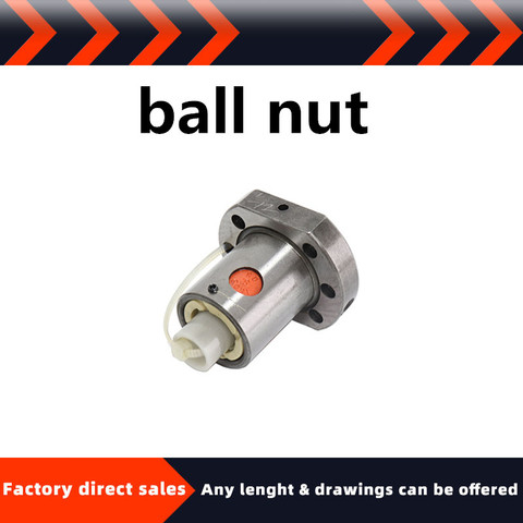 SFU Ball Screw Nut Only SFU1204 SFU1605 SFU1604 SFU1610 SFU2005 SFU2010 SFU2505 SFU2510 SFU4005 ball nut cnc parts ► Photo 1/6