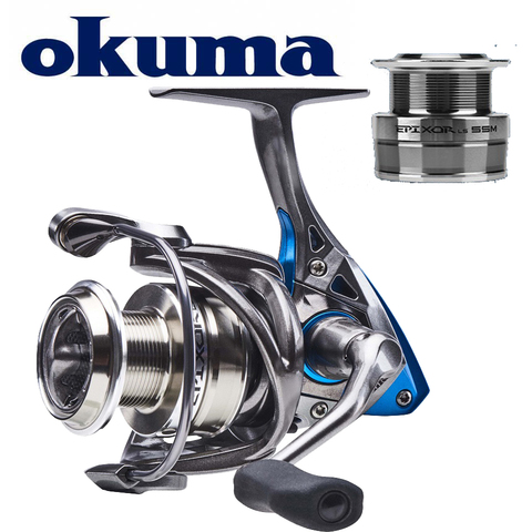 OKUMA EPIXOR PL Spinning Fishing Reel 5BB+1RB Deep/Shallow Extra Spool 5-12KG Power Corrosion Resistant Graphite Body/Rotor ► Photo 1/1