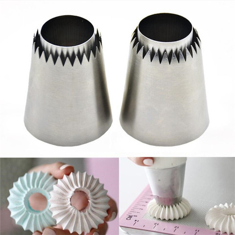 Biscuit Cupcake Icing Piping Nozzles Sultan Tube Baking Tool Russian Pastry Tip