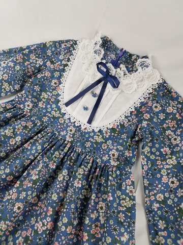 2022 new toddler girls flower princess dresses autumn spring kids girl floral dress little girl cotton long sleeve dresses ► Photo 1/6