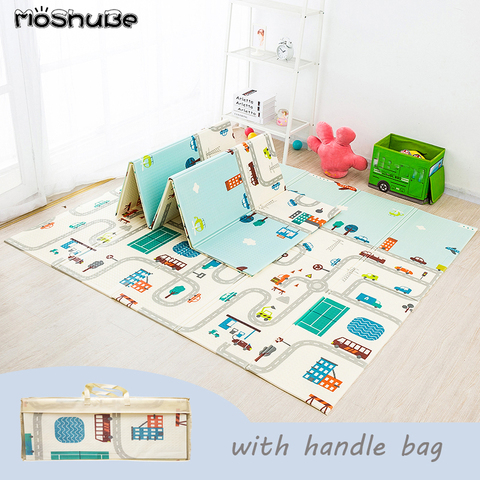 Foldable Baby Play Mat Xpe Puzzle Mat Educational Children's Carpet in the Nursery Climbing Pad Kids Rug Activitys Games Toys ► Photo 1/5