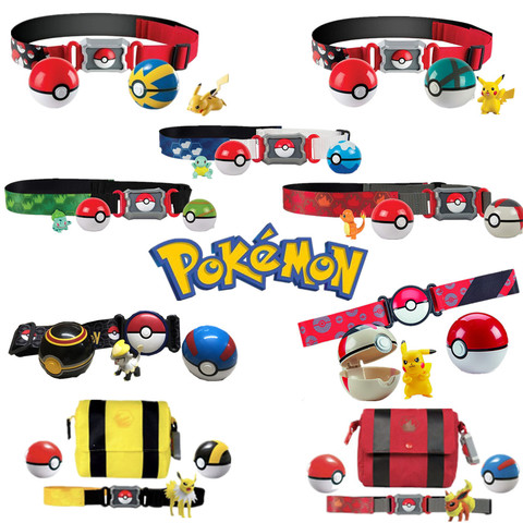 Pokemon TOMY Clip n Carry Pokeball Pikachu & Poke Ball Figure Set