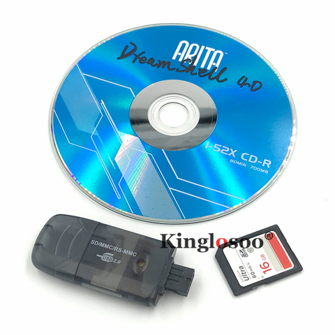 For Sega Dreamcast DC game SD card adapter converter reader with indicator light free 16G SD card games ► Photo 1/6