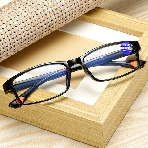 TR90 Ultralight Anti Blue-Ray Reading Glasses Anti Blue Light Presbyopic Glasses Hyperopia Eyewear Readers +1.0 1.5 2.0 2.5 3.5 ► Photo 1/6