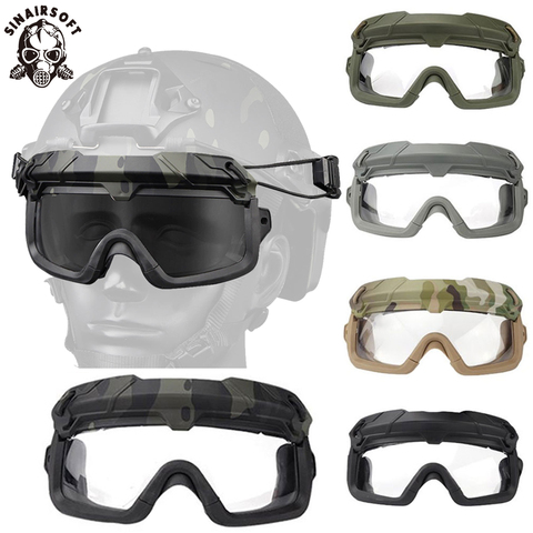 Tactical Airsoft Paintball Goggles Windproof Anti Fog Cs Wargame