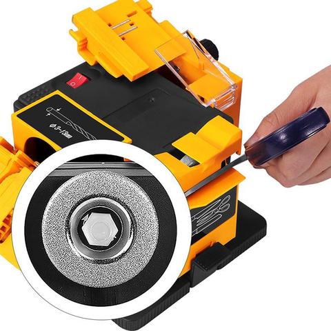 Multifunction Knife Sharpener Emery Material Electric Sturdy Drill Sharpening Kitchen Grinding Wheel Tools (Without Machine) ► Photo 1/6