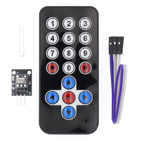 Infrared IR Wireless Remote Control Module Kits DIY Kit HX1838 For Raspberry Pi arduino ► Photo 1/6