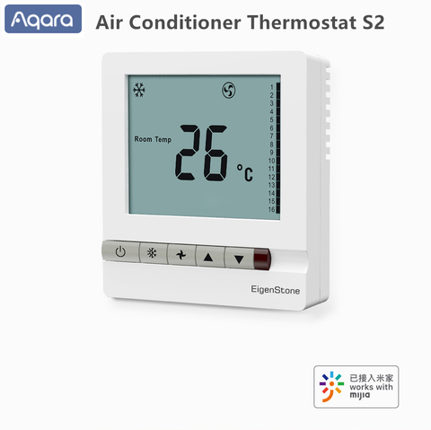 Aqara EigenStone Smart Air Conditioner Thermostat S2 Cooling Heating For Central Air Conditioning Fan Temperature Control ► Photo 1/6