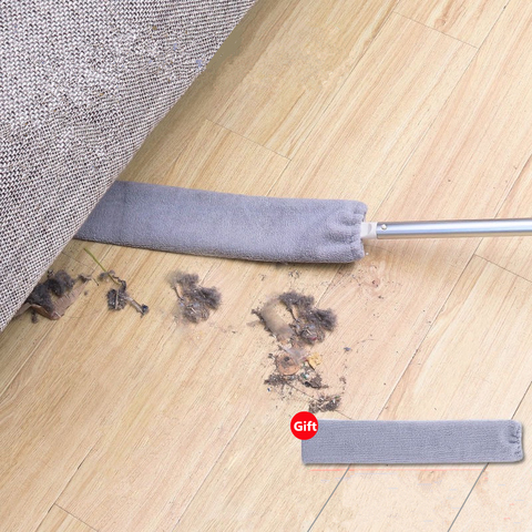 Limpieza Hogar Bedside Dust Brush Long Handle Mop Household Bed Bottom Gap Clean Fur Hair Sweeping Dusty Magic Microfibre Duster ► Photo 1/6