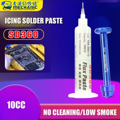 Mechanic SD360 10CC Solder Paste Flux Transparent No-clean Welding Flux For Mobile Phone PCB PGA BGA SMD Repair With Booster ► Photo 1/5