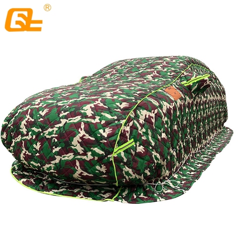 Winter Universal  thick cotton quilt car covers cold and cold winter warm Waterproof for SUV sedan ► Photo 1/6