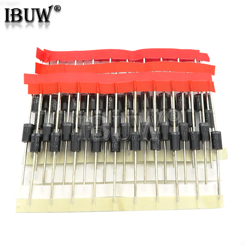 Kit 50pcs=5values*10pcs Schottky Diode Assorted Kit SR3100 SR3200 SR5100 SR5200 SR560 each 10PCS ► Photo 1/1