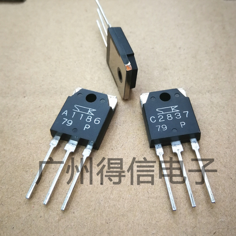 2pairs High power diode triode Sanken 2SA1186 2SC2837 TO-3P Audio Power Amplifier tube New HIFI amplifier SK A1186 C2837 ► Photo 1/2