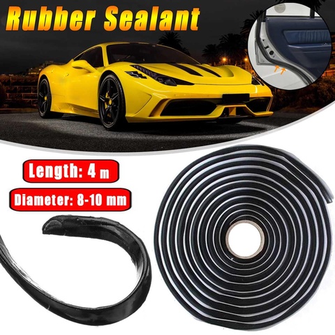 2x Car Rubber Sealant 4 Meters Butyl Glue Headlight Windshield Retrofit Reseal Hid Headlamps Taillight Shield Glue Tapes ► Photo 1/6