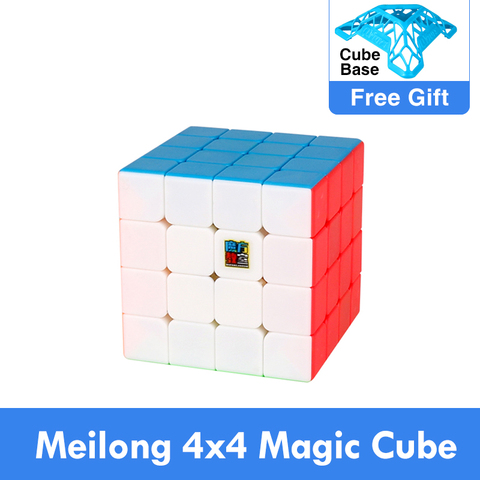 Moyu Meilong 4x4 Cubing Speed  Magic Puzzle Strickerless 4x4x4 Neo Cubo Magico 59mm Mini Size Frosted Surface Toys for Children ► Photo 1/6