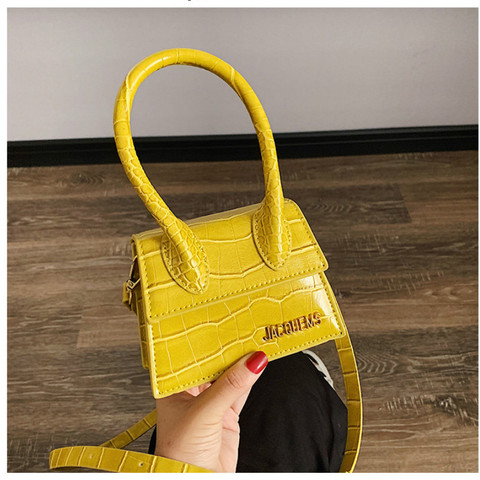 Alligator Crossbody Bag Female PU Leather Shoulder Bag Vintage Small Square  Bag Designer Lady Messenger Bag Fashion Handbag - AliExpress