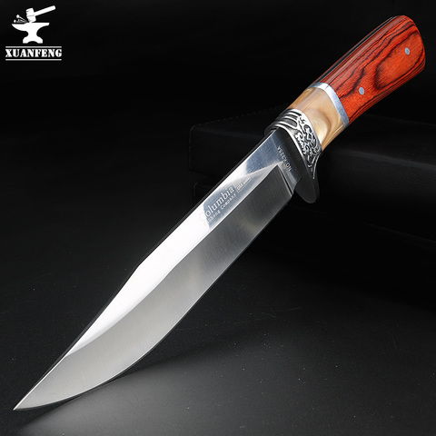 Outdoor knife self-defense knife camping climbing hunting knife high hardness straight knife wild hunting knife ► Photo 1/6