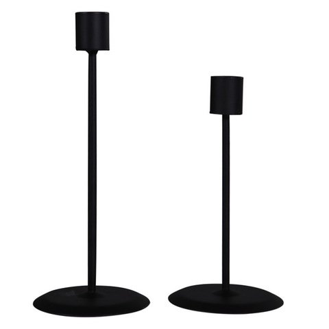 2Pcs Candle Holders Modern Metal Candlestick Wedding Candle Stand Exquisite Christmas Desktop Party Decor for Home Office Decor ► Photo 1/6