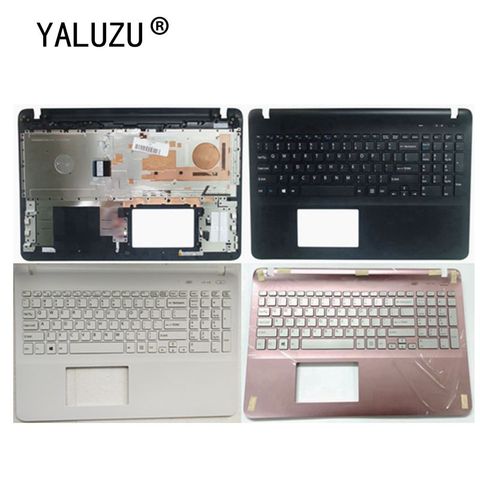 YALUZU Brand new US laptop keyboard C shell palmrest cover without backlight for Sony VAIO FIT15 SVF152 SVF153 SVF15E ► Photo 1/6