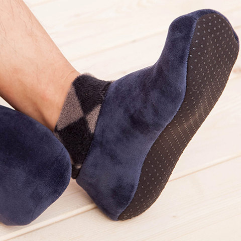 Men Women Thicken Winter Warm Socks Non Slip Indoor Floor Soft Casual Slipper Hosiery women's warm socks Dropshipping ► Photo 1/6