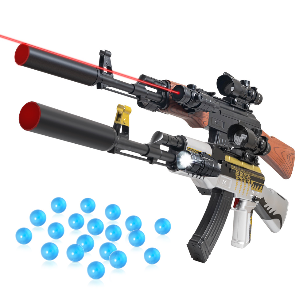 AK 47 AKM Assault Rifle Toy Guns Water Gel Ball Gun